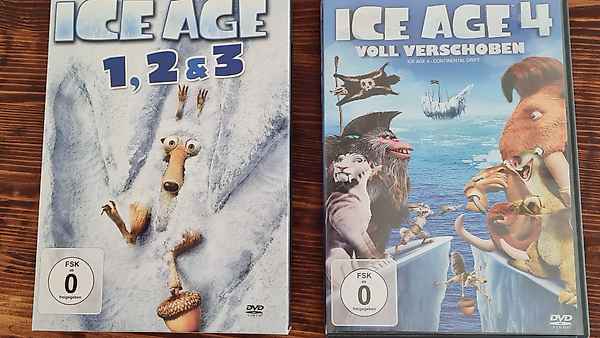 DVD Serie Ice Age 1- 4