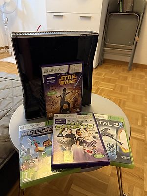 Xbox 360 + 4 Spiele