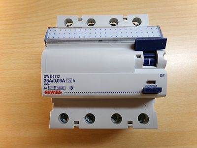 FI 4pol. 25A 30mA Gewiss