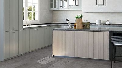 RESTPOSTEN PA Vinylboden Design SLATE GREY SPC Stein