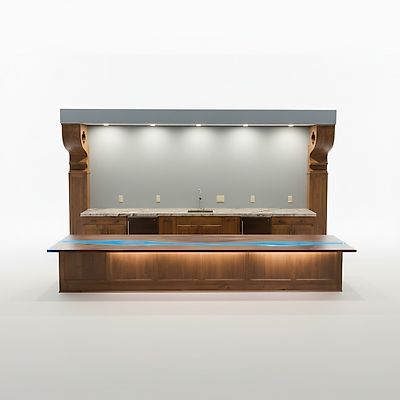 Küchenplatte Arbeitsplatte Epoxidharz 300x80 cm Maßanferti