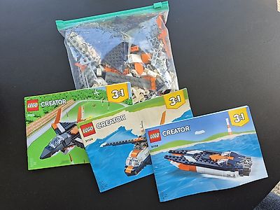Lego Creator 31126 / 3-in-1-Set / Überschalljet